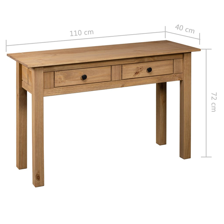 Wandtafel Panama Range 110x40x72 cm massief grenenhout MeubelReus