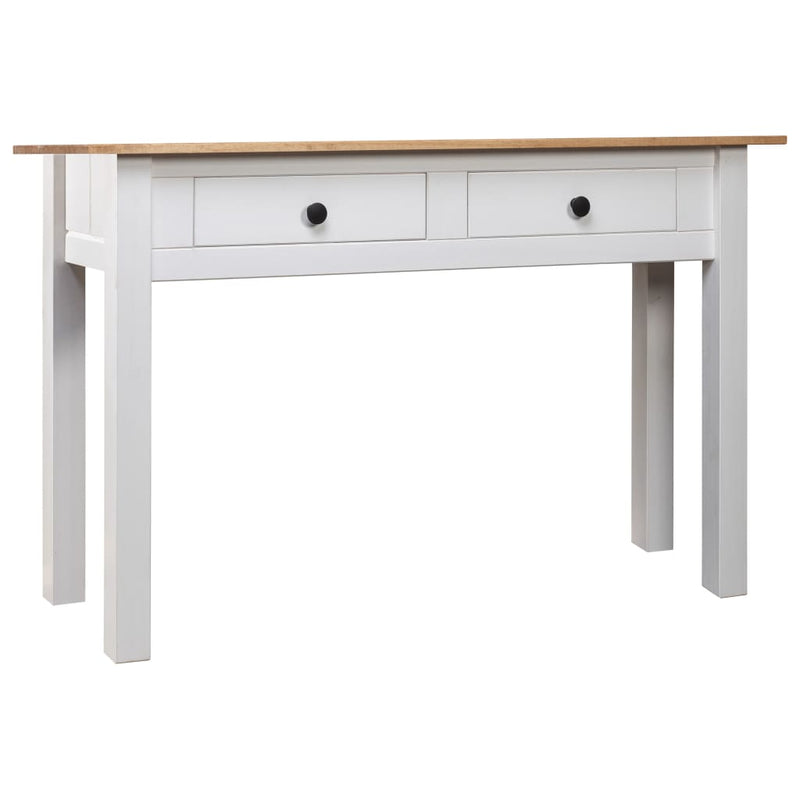 Wandtafel Panama Range 110x40x72 cm massief grenenhout wit MeubelReus