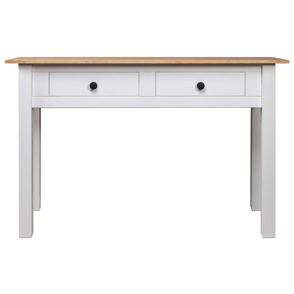 Wandtafel Panama Range 110x40x72 cm massief grenenhout wit MeubelReus