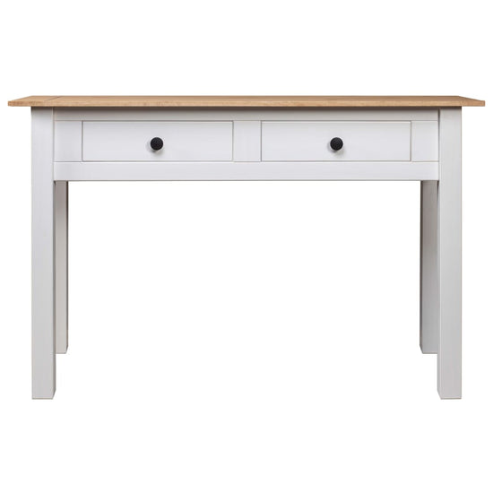 Wandtafel Panama Range 110x40x72 cm massief grenenhout wit MeubelReus
