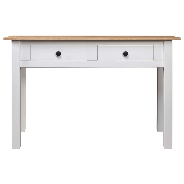 Wandtafel Panama Range 110x40x72 cm massief grenenhout wit MeubelReus