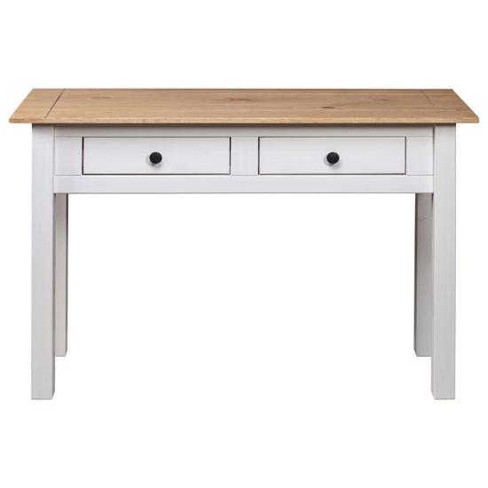 Wandtafel Panama Range 110x40x72 cm massief grenenhout wit MeubelReus