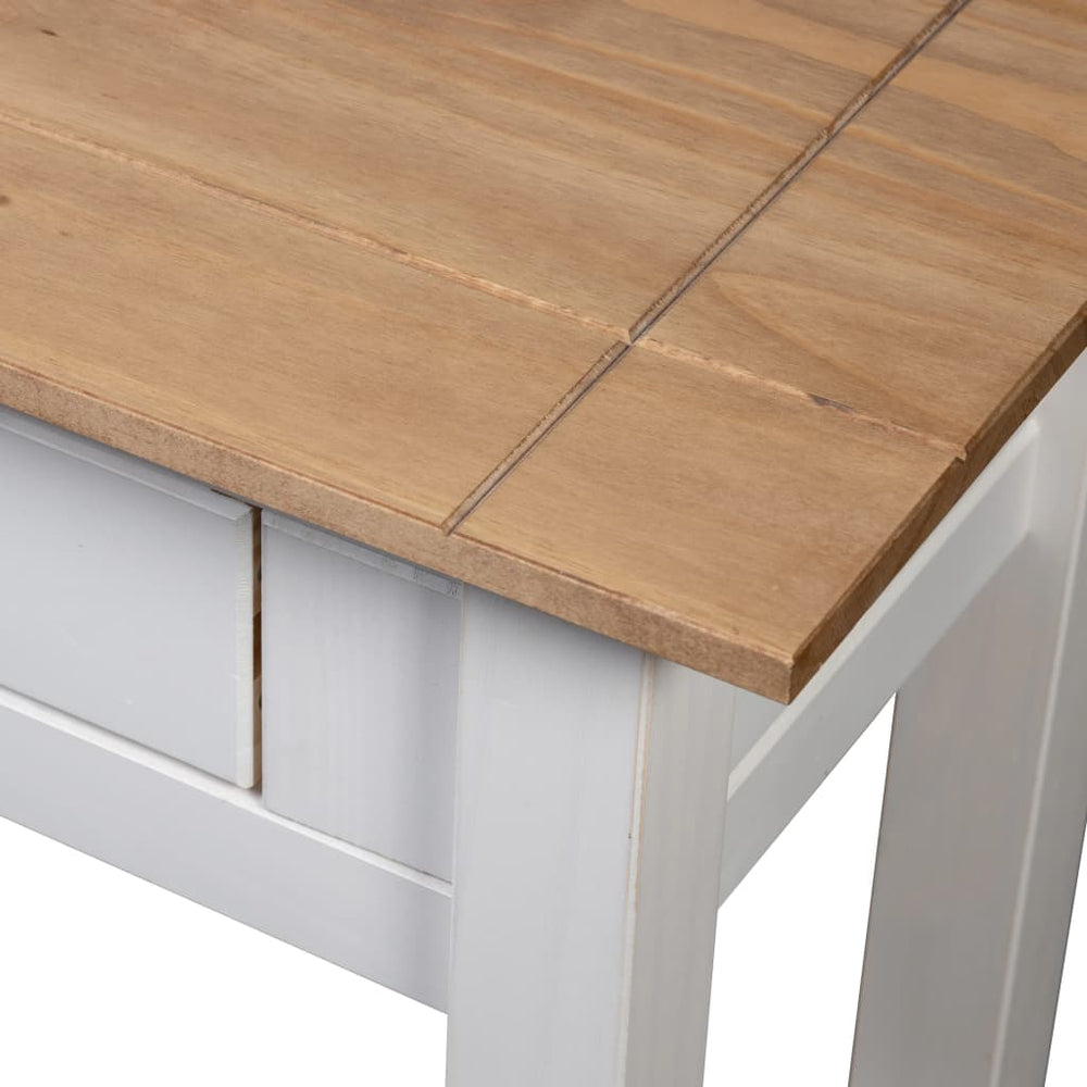 Wandtafel Panama Range 110x40x72 cm massief grenenhout wit MeubelReus