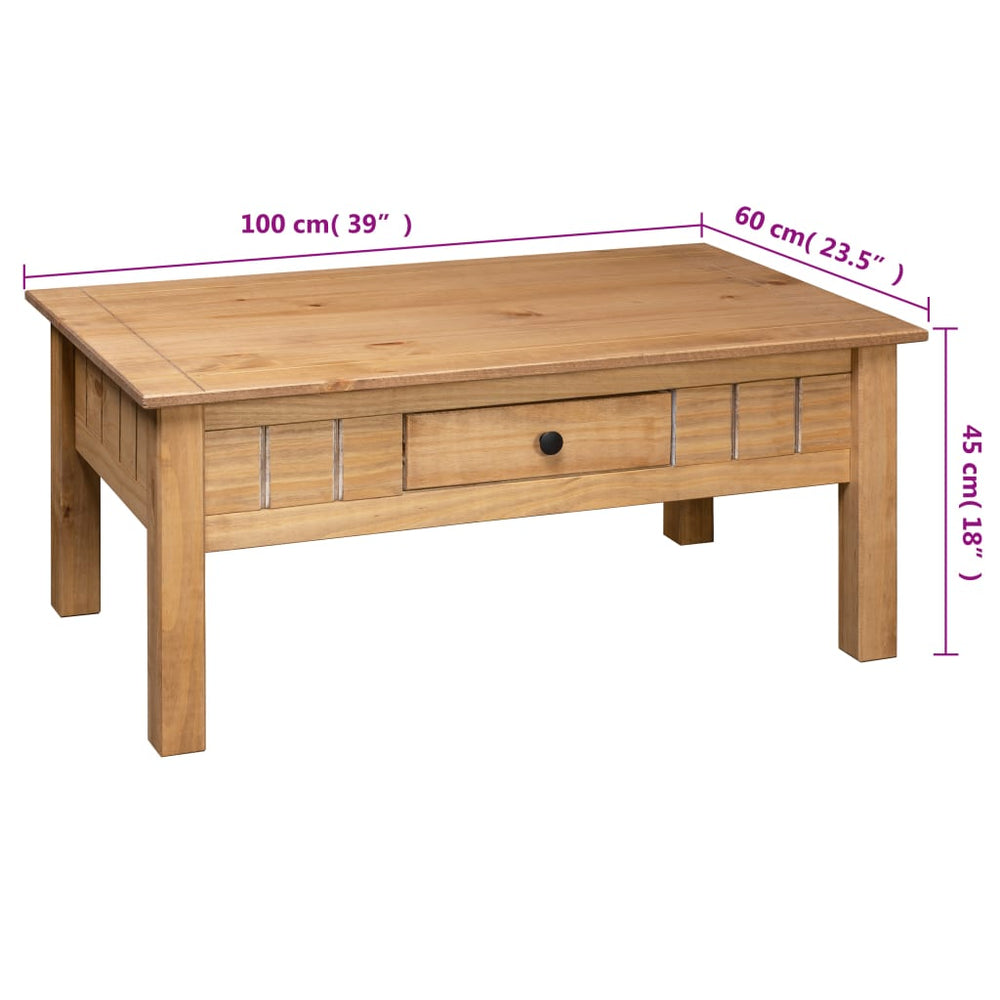 Salontafel Panama Range 100x60x45 cm massief grenenhout MeubelReus