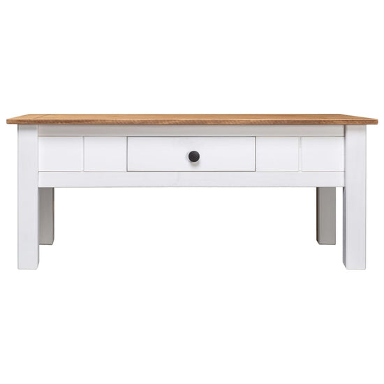 Salontafel Panama Range 100x60x45 cm massief grenenhout wit MeubelReus