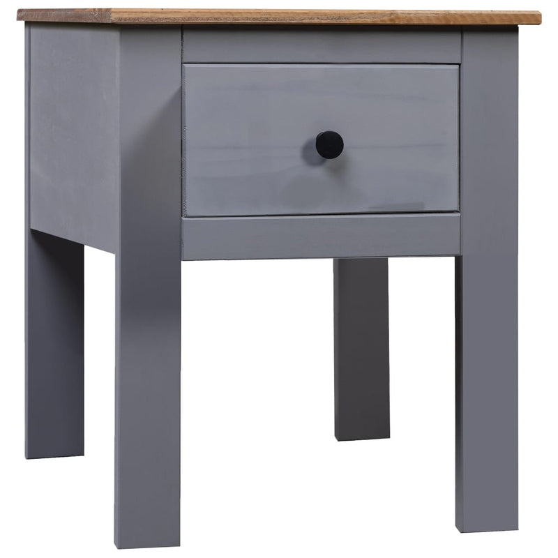 Nachtkastje Panama Range 46x40x57 cm grenenhout grijs MeubelReus