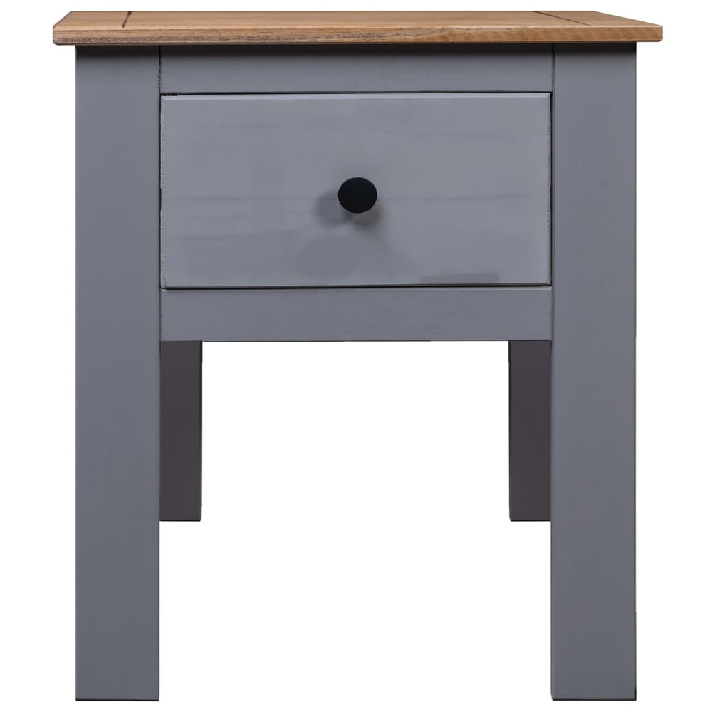 Nachtkastje Panama Range 46x40x57 cm grenenhout grijs MeubelReus