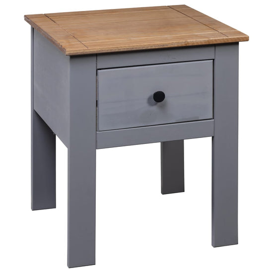 Nachtkastje Panama Range 46x40x57 cm grenenhout grijs MeubelReus