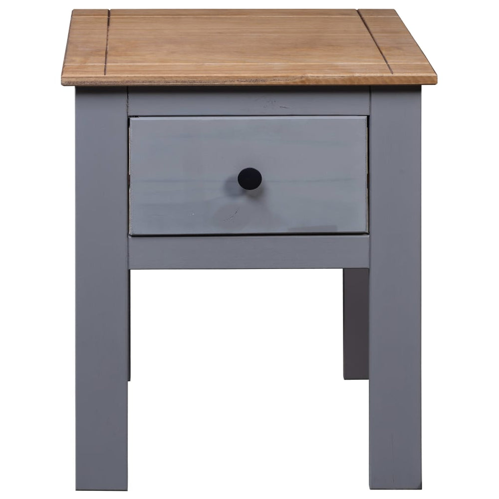 Nachtkastje Panama Range 46x40x57 cm grenenhout grijs MeubelReus