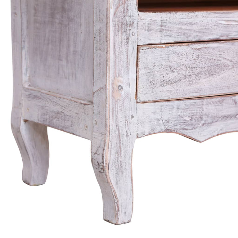Tv-meubel 120x30x40 cm massief gerecycled hout wit MeubelReus