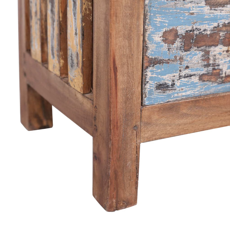 Nachtkastje 41x30x50 cm massief gerecycled hout MeubelReus