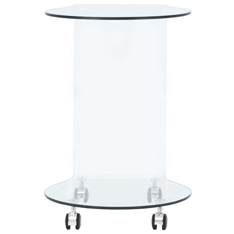 Salontafel 45x40x58 cm gehard glas MeubelReus