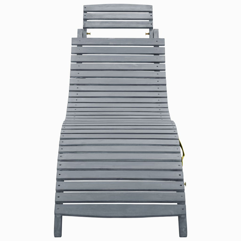 Ligbed massief acaciahout greywash MeubelReus
