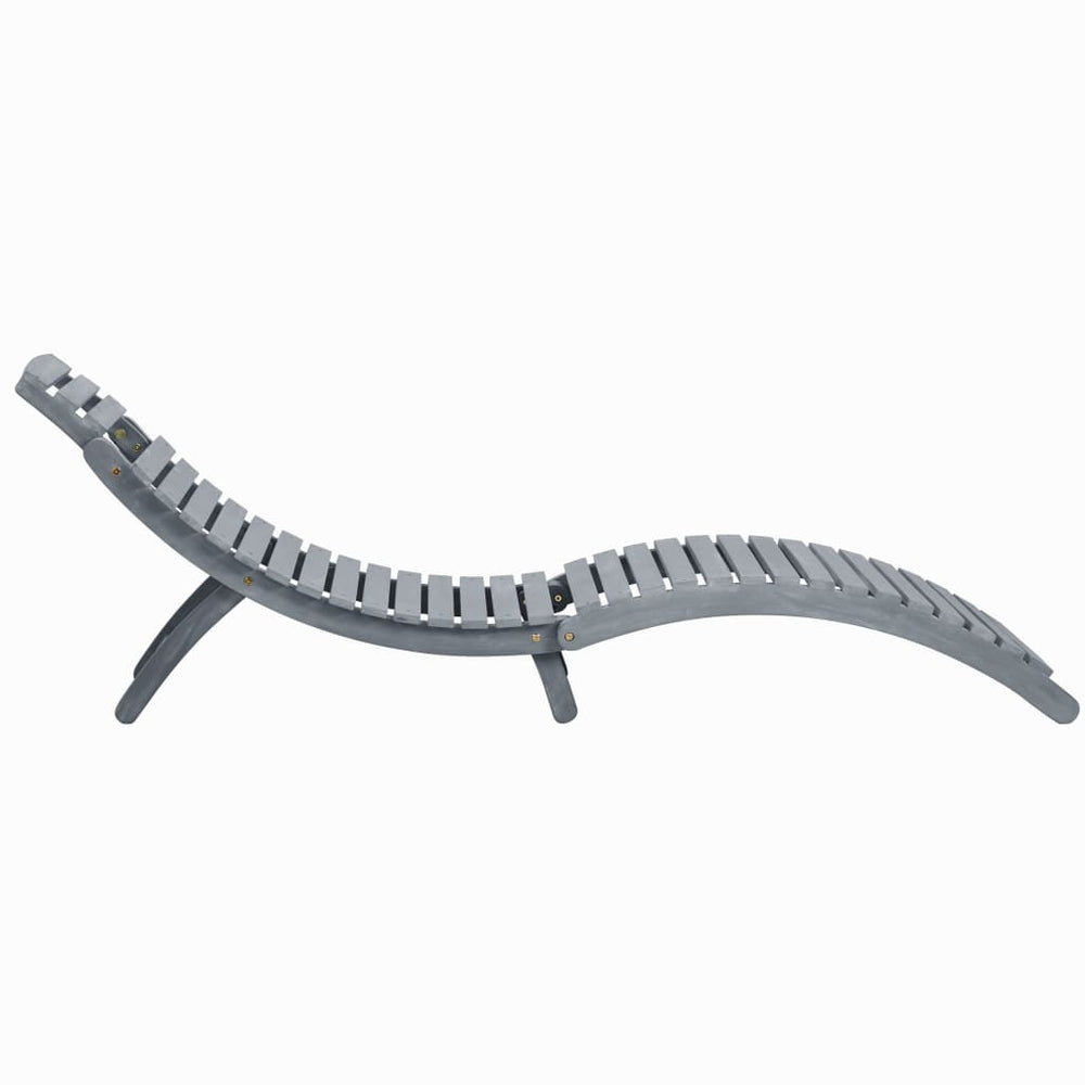 Ligbed massief acaciahout greywash MeubelReus