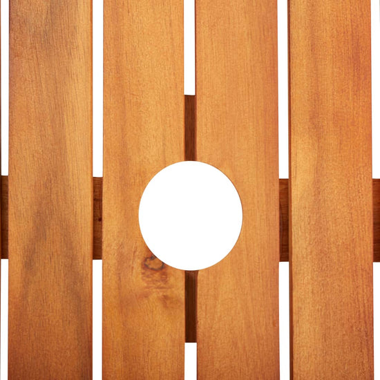 Tuintafel 88x88x74 cm massief acaciahout MeubelReus