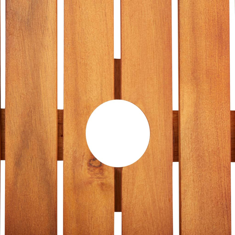 Tuintafel 88x88x74 cm massief acaciahout MeubelReus