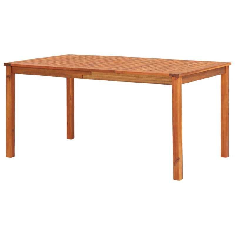 Tuintafel 150x90x74 cm massief acaciahout MeubelReus