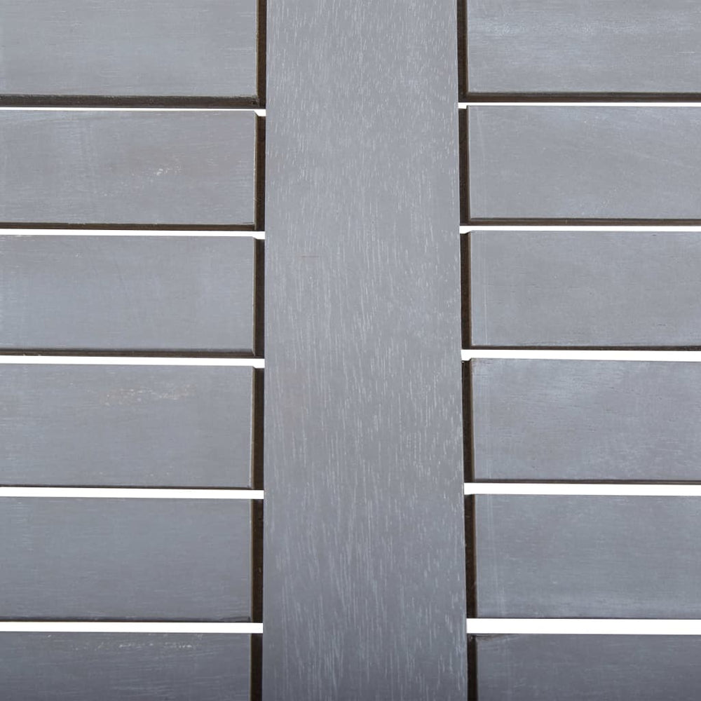 Tuintafel 80x80x74 cm massief acaciahout grijs MeubelReus