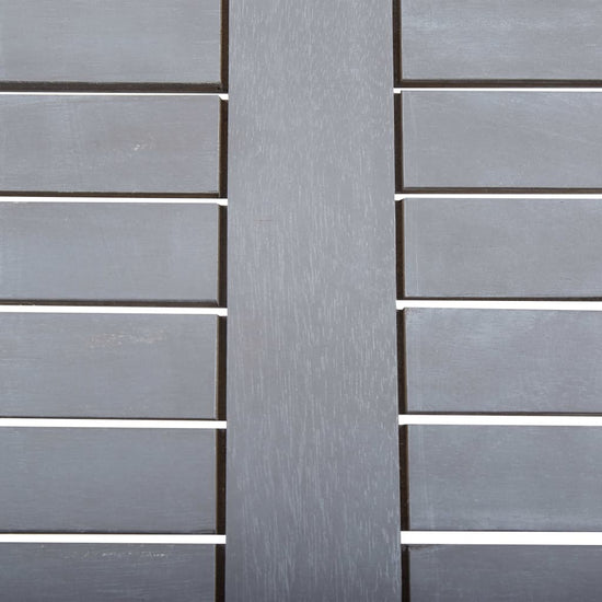 Tuintafel 80x80x74 cm massief acaciahout grijs MeubelReus