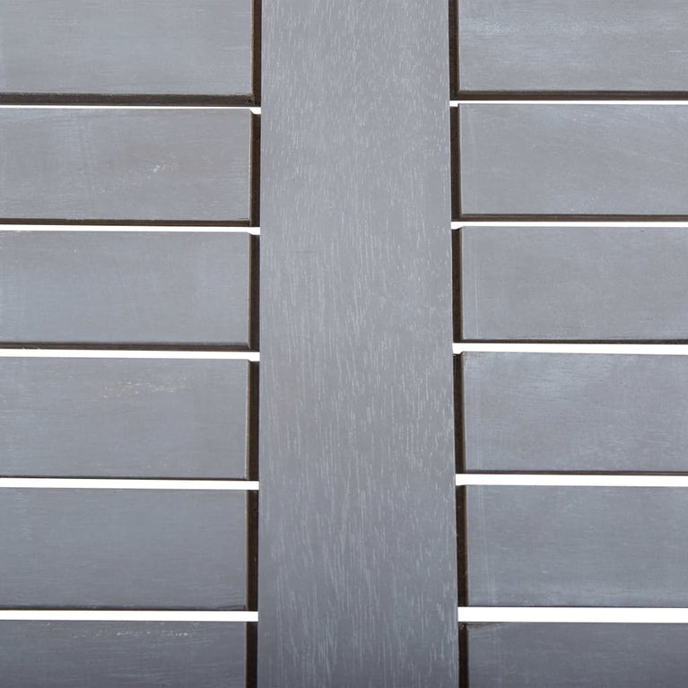 Tuintafel 80x80x74 cm massief acaciahout grijs MeubelReus