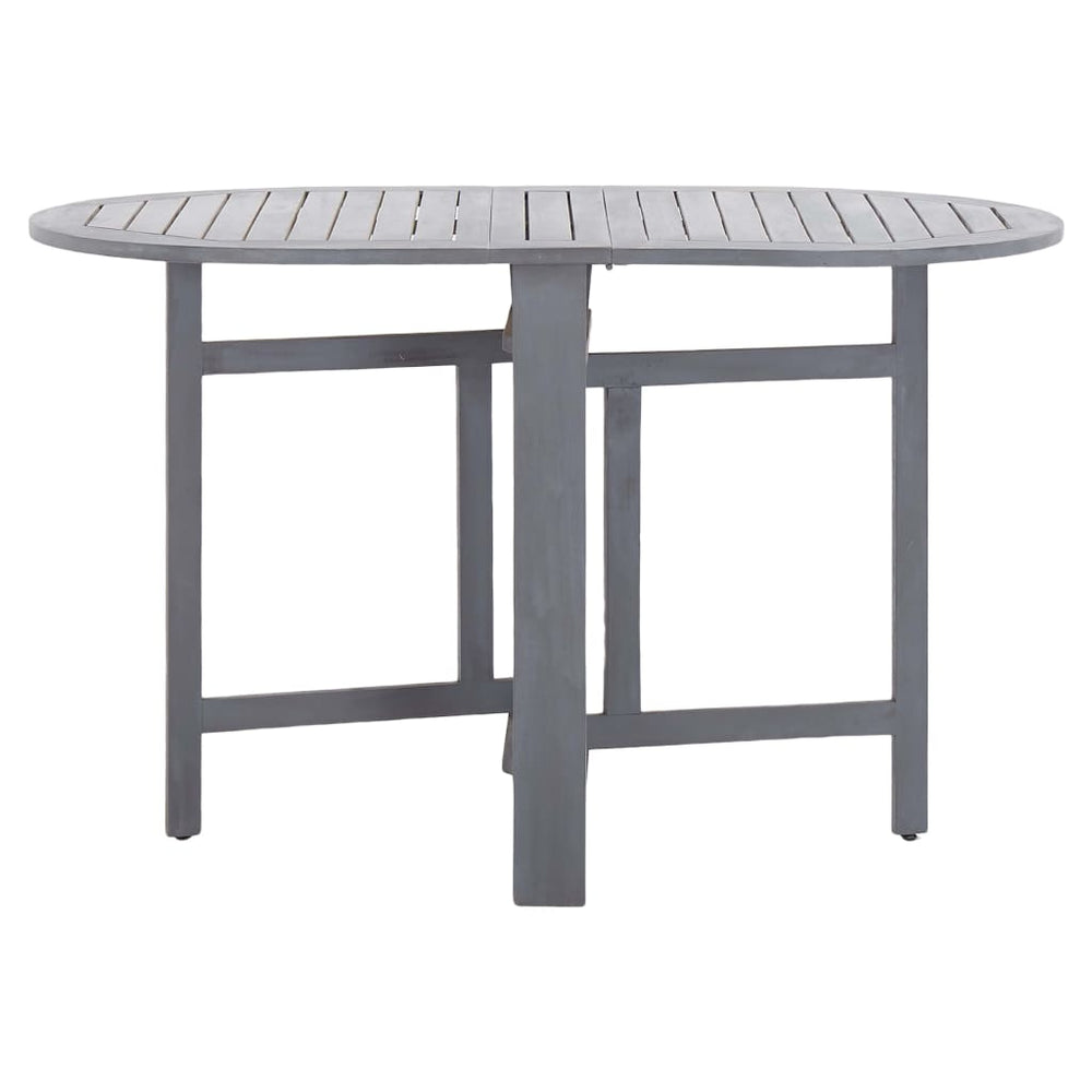 Tuintafel 120x70x74 cm massief acaciahout grijs MeubelReus