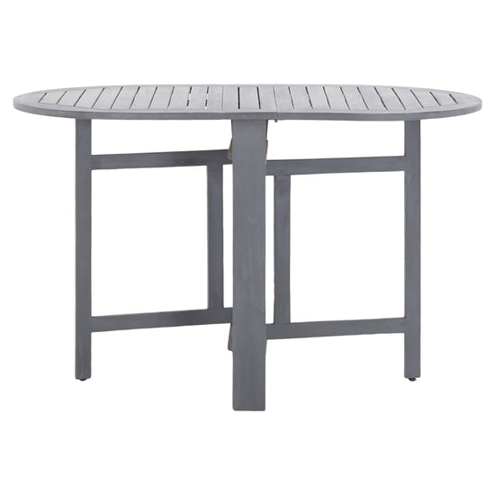 Tuintafel 120x70x74 cm massief acaciahout grijs MeubelReus