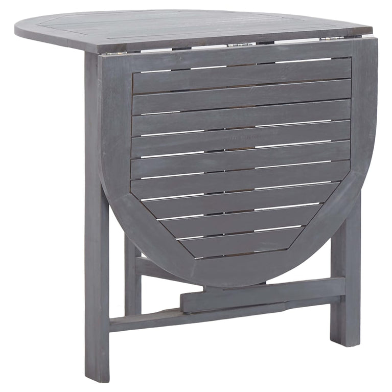 Tuintafel 120x70x74 cm massief acaciahout grijs MeubelReus