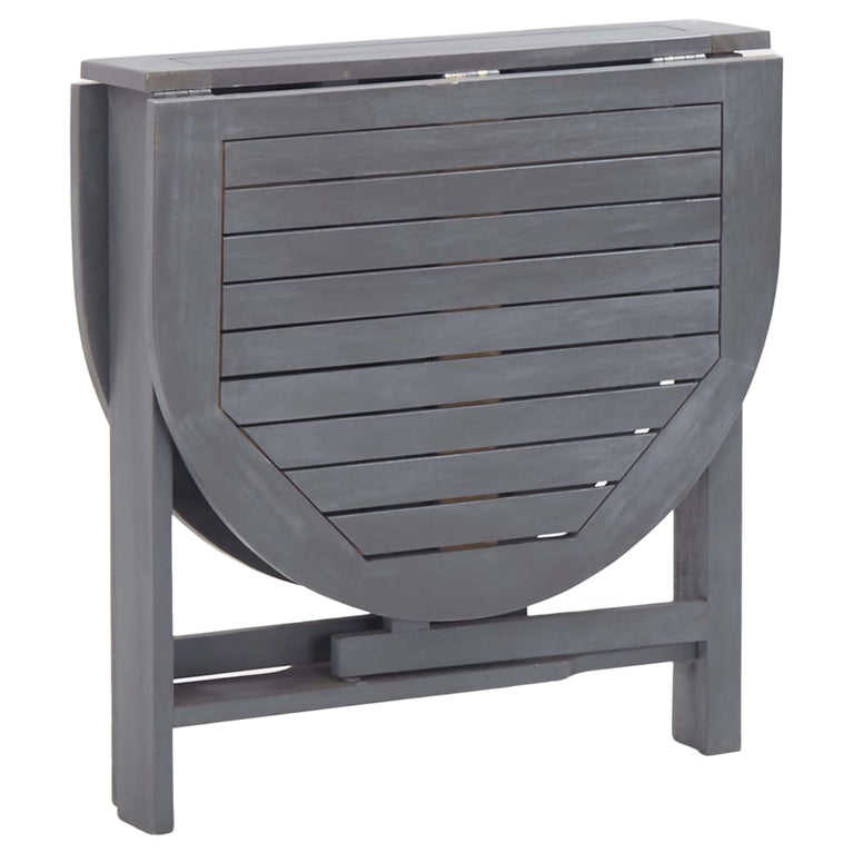 Tuintafel 120x70x74 cm massief acaciahout grijs MeubelReus