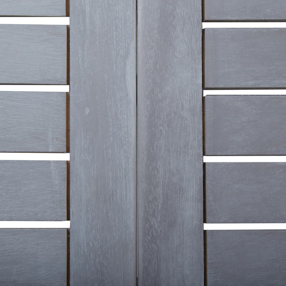 Tuintafel 120x70x74 cm massief acaciahout grijs MeubelReus