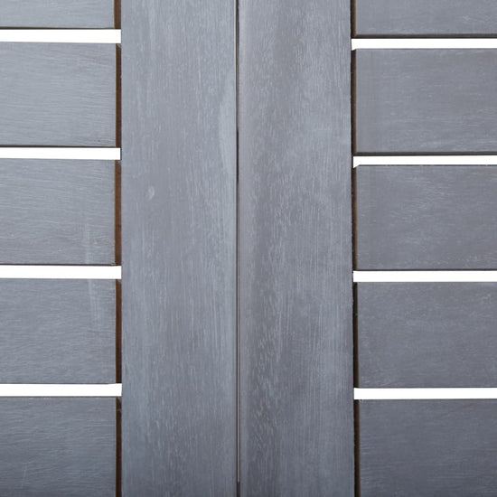 Tuintafel 120x70x74 cm massief acaciahout grijs MeubelReus