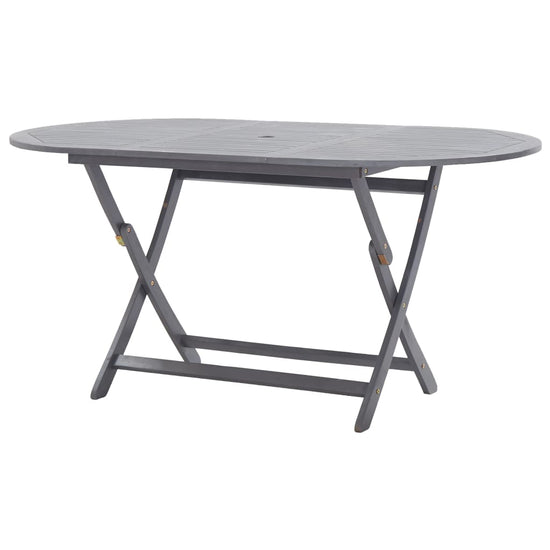 Tuintafel inklapbaar 160x85x75 cm massief acaciahout MeubelReus
