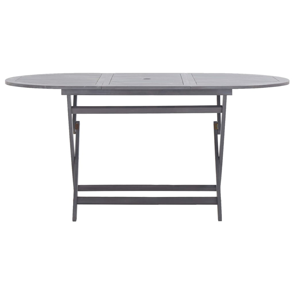 Tuintafel inklapbaar 160x85x75 cm massief acaciahout MeubelReus
