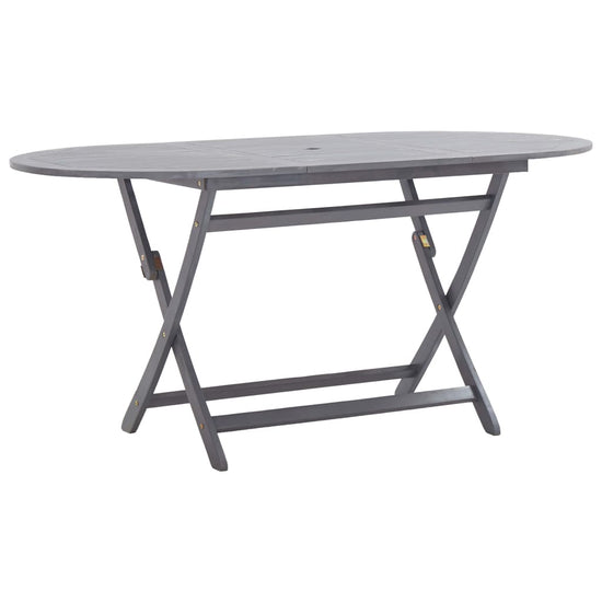 Tuintafel inklapbaar 160x85x75 cm massief acaciahout MeubelReus