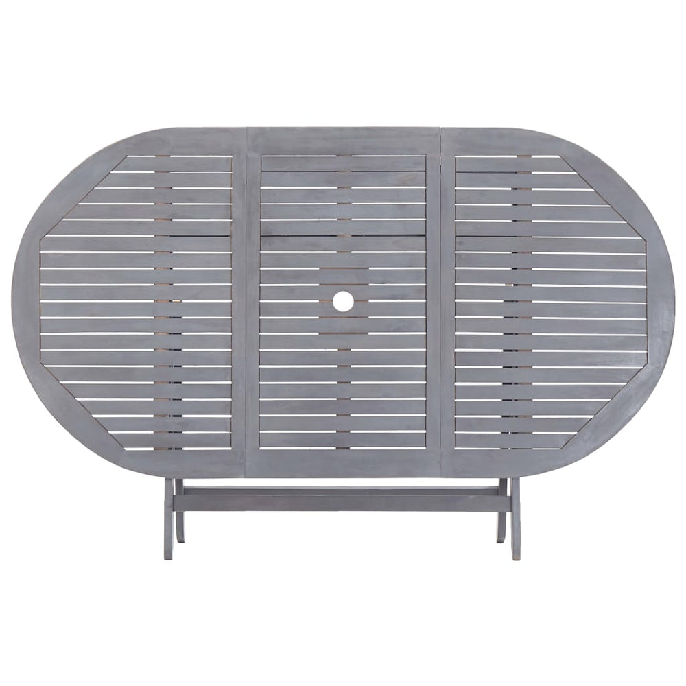 Tuintafel inklapbaar 160x85x75 cm massief acaciahout MeubelReus