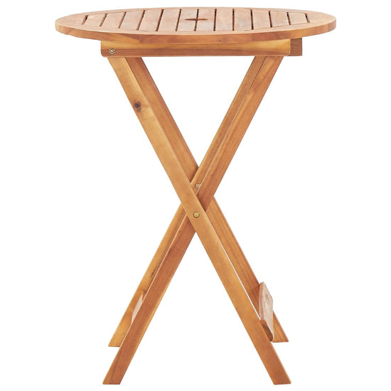 Tuintafel inklapbaar 60x75 cm massief acaciahout MeubelReus