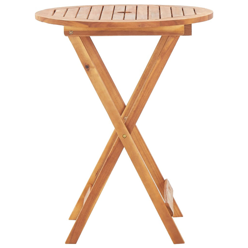 Tuintafel inklapbaar 60x75 cm massief acaciahout MeubelReus