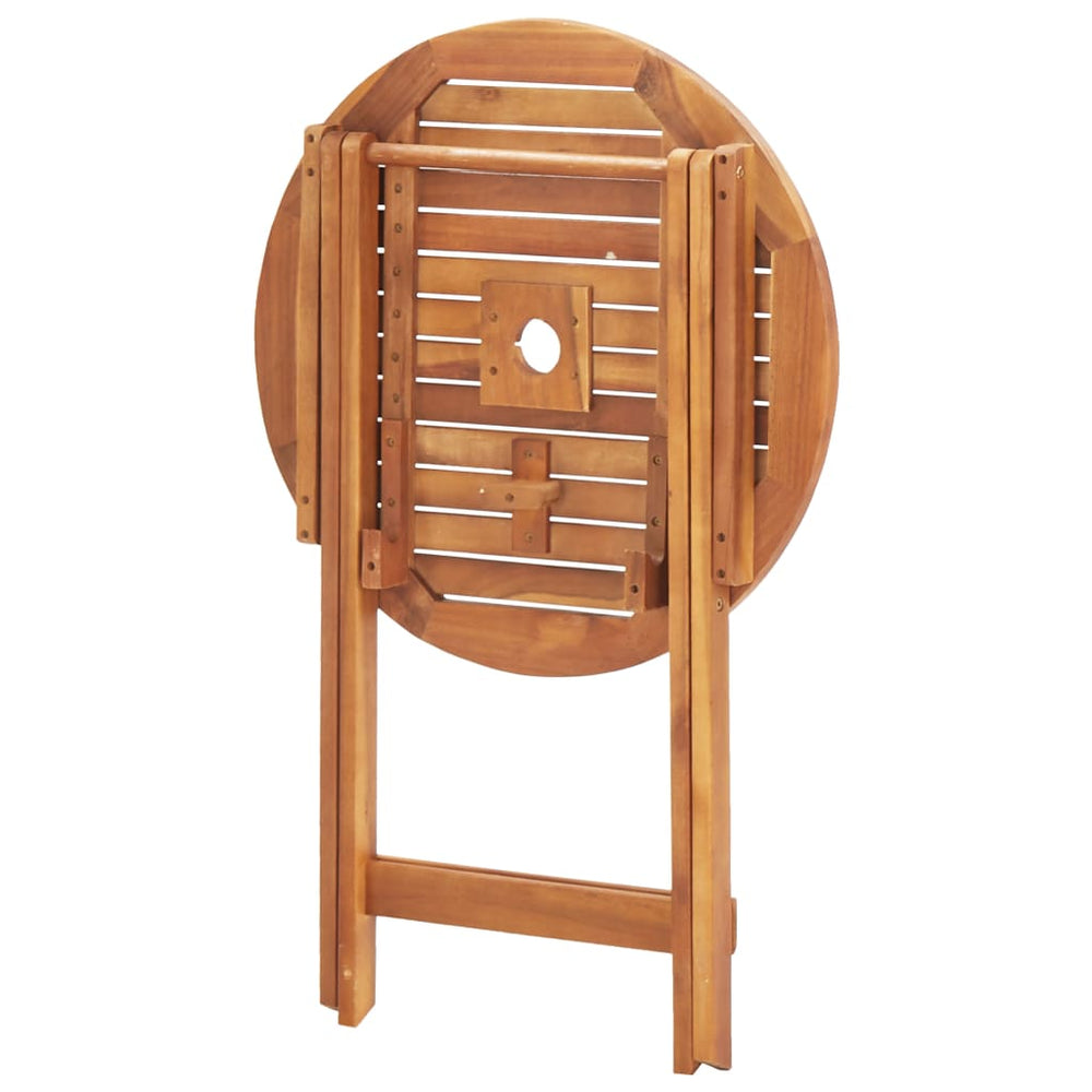 Tuintafel inklapbaar 60x75 cm massief acaciahout MeubelReus