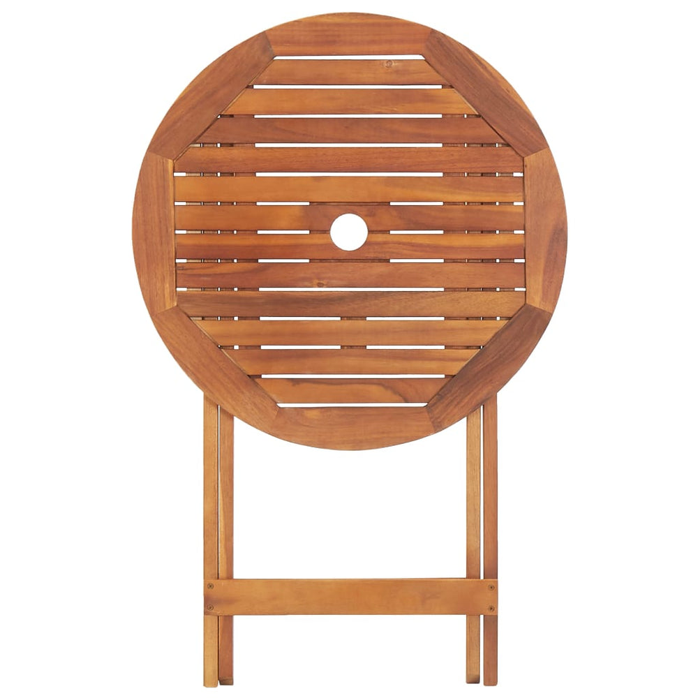 Tuintafel inklapbaar 60x75 cm massief acaciahout MeubelReus