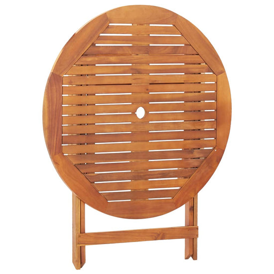 Tuintafel inklapbaar 90x75 cm massief acaciahout MeubelReus
