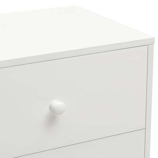 Nachtkastjes 2 st 40x30x50 cm massief grenenhout wit MeubelReus