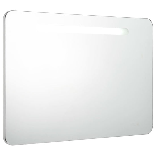 Badkamerkast met spiegel LED 80x9,5x55 cm MeubelReus