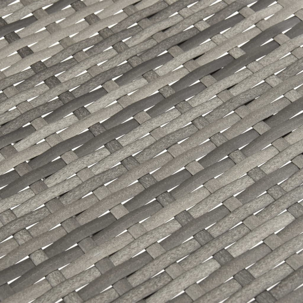 Tuinstoelen stapelbaar 2 st poly rattan grijs MeubelReus