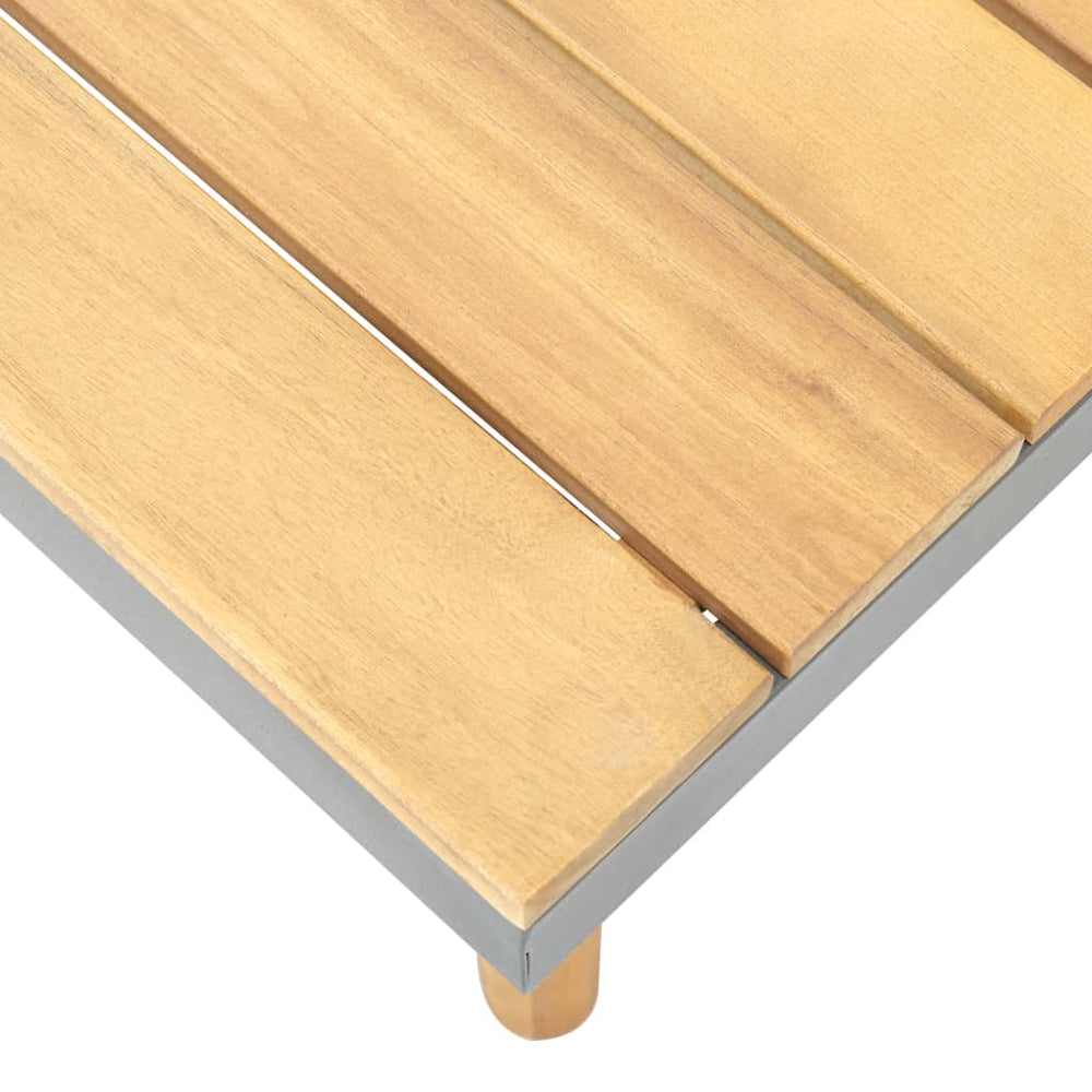 Tuintafel 60x60x31,5 cm massief acaciahout MeubelReus