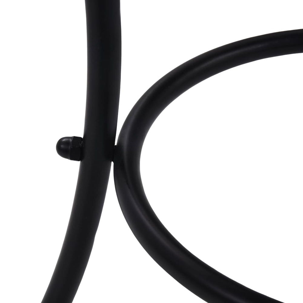 Bistrotafel mozaïek 60 cm keramiek terracottakleurig en wit MeubelReus
