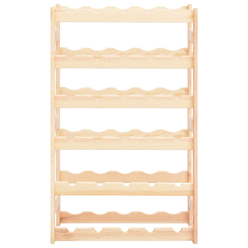 Wijnrek voor 30 flessen grenenhout MeubelReus