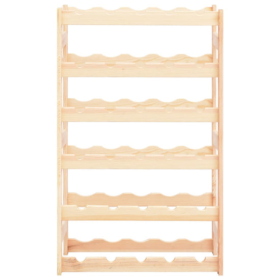 Wijnrek voor 30 flessen grenenhout MeubelReus