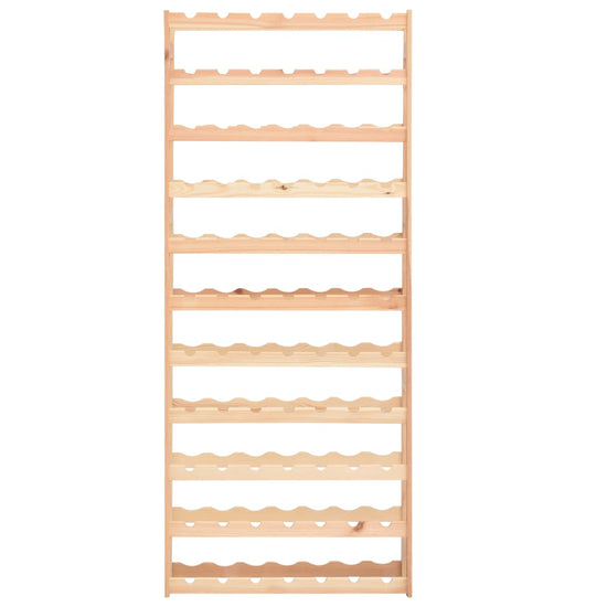 Wijnrek voor 77 flessen grenenhout MeubelReus