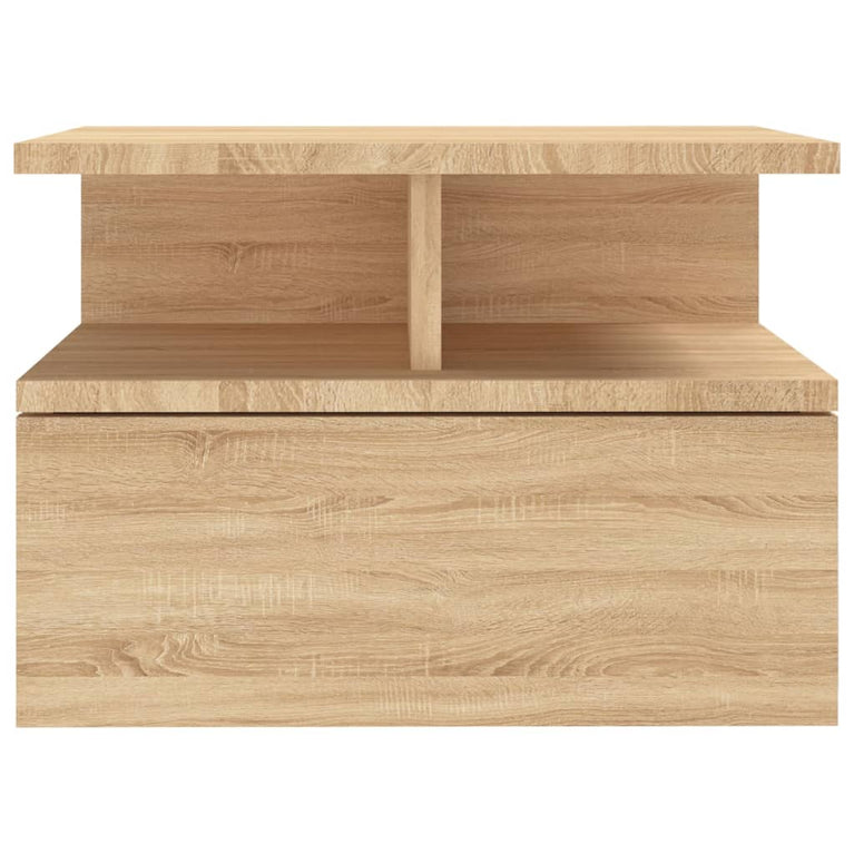 Nachtkastjes 2 st 40x31x27 cm bewerkt hout sonoma eikenkleurig MeubelReus