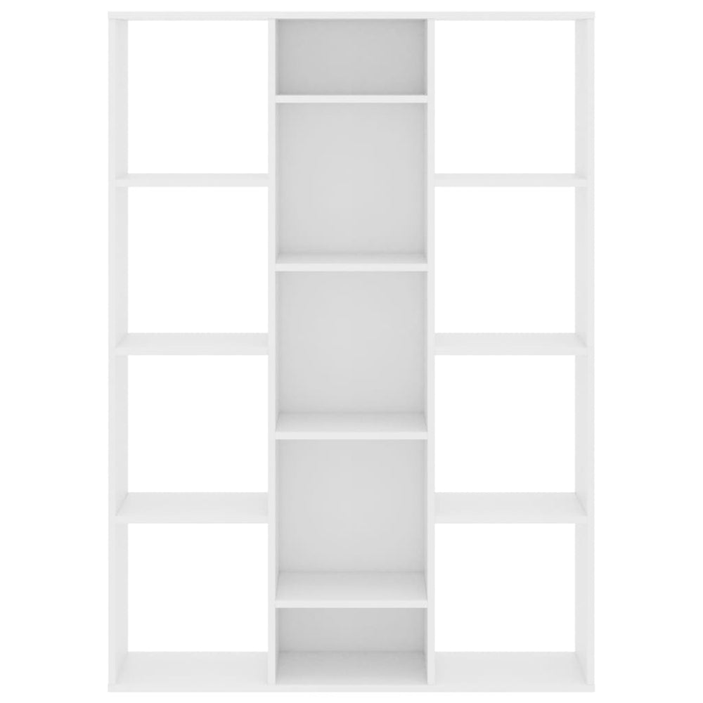 Kamerscherm/boekenkast 100x24x140 cm bewerkt hout wit MeubelReus