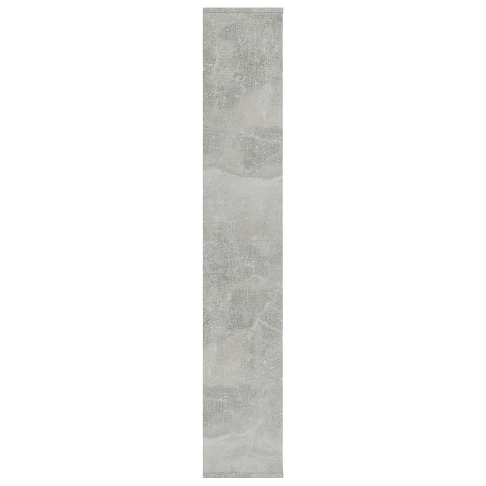 Kamerscherm/boekenkast 100x24x140 cm bewerkt hout betongrijs MeubelReus